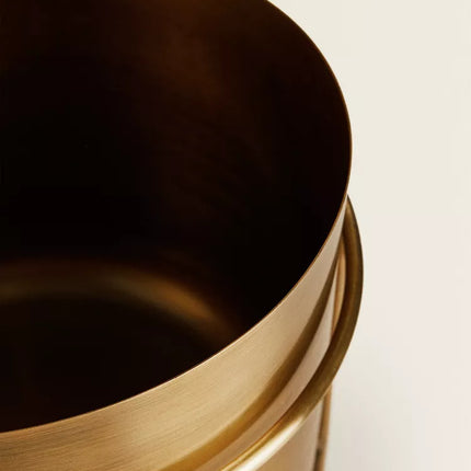 SUPORTE PARA VASOS DOURADO