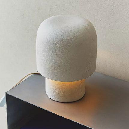 CANDEEIRO DE MESA CERÂMICA COGUMELO