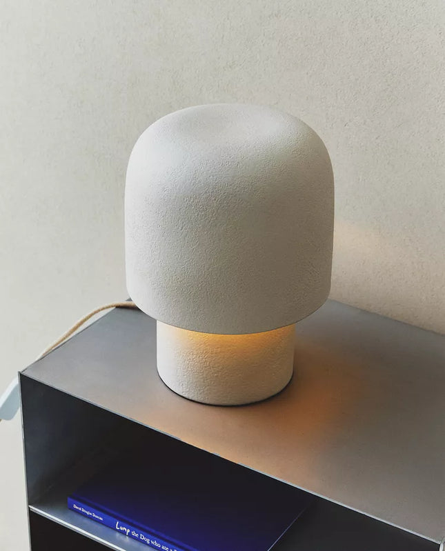CANDEEIRO DE MESA CERÂMICA COGUMELO
