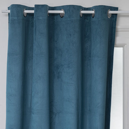 Cortina OTTO veludo azul 140x260cm