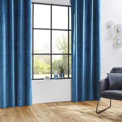 Cortina OTTO veludo azul 140x260cm