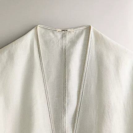ROBE LINHO PESPONTO