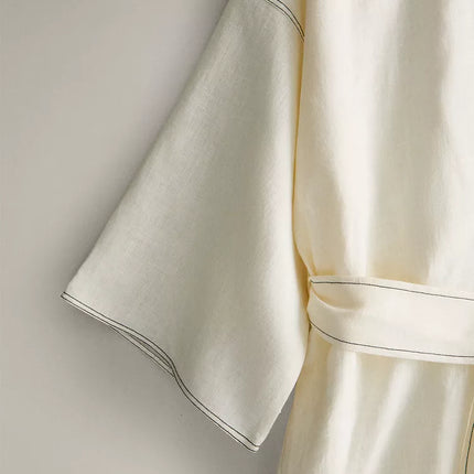 ROBE LINHO PESPONTO