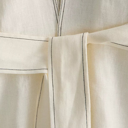 ROBE LINHO PESPONTO