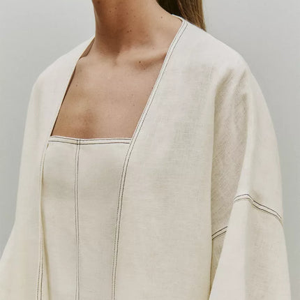 ROBE LINHO PESPONTO