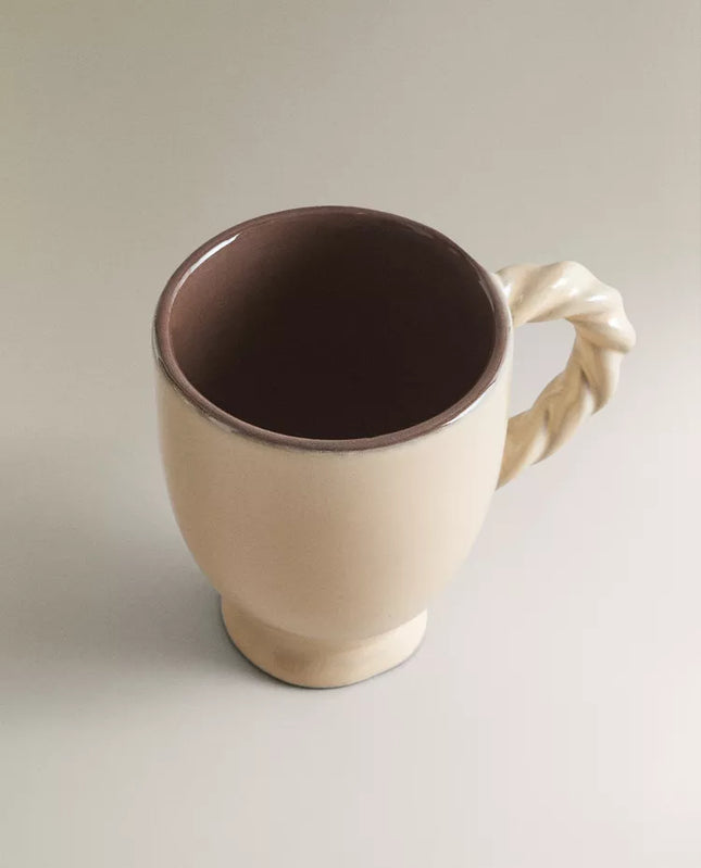 CANECA TERRACOTA ENTRANÇADA