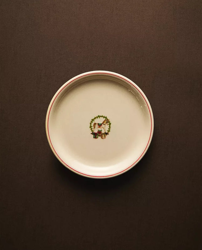 PRATO PÃO GRÉS MOTIVO NATAL