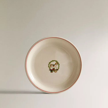 PRATO PÃO GRÉS MOTIVO NATAL