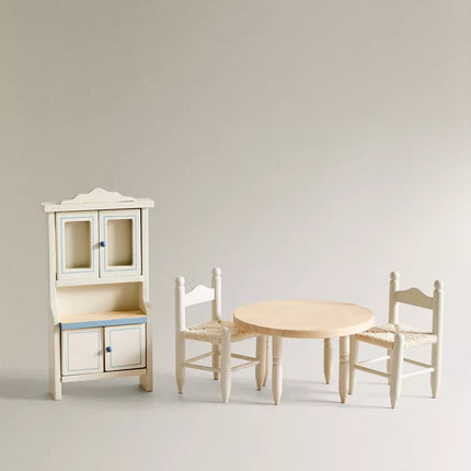 CONJUNTO BRINQUEDO INFANTIL SALA DE JANTAR CASINHA BONECAS