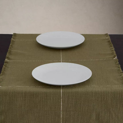 CORREDOR DE MESA ALGODÃO RISCA CONTRASTE