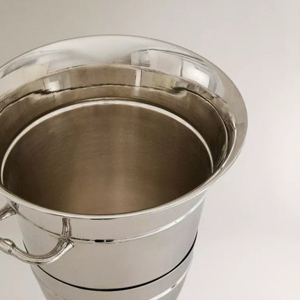 BALDE PARA ESPUMANTE LATÃO PÉ CHÃO