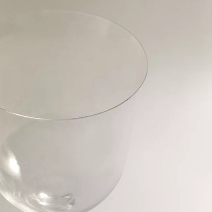 CÁLICE VIDRO CRISTALINO CORPO COMPRIDO