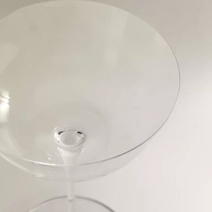 CÁLICE VIDRO CRISTALINO ESPUMANTE