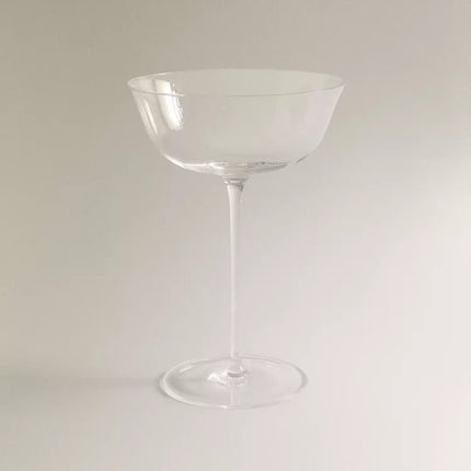 CÁLICE VIDRO CRISTALINO ESPUMANTE