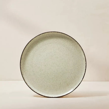 PRATO RASO PORCELANA FIO EFEITO ANTIGO