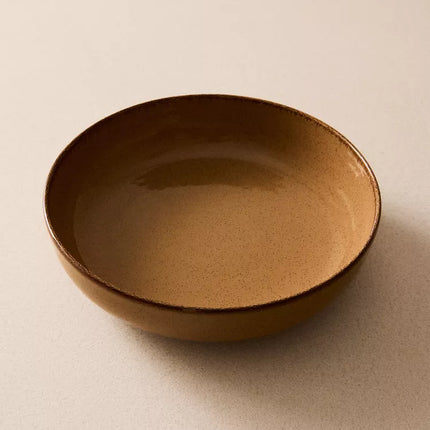 PRATO FUNDO PORCELANA FIO EFEITO ANTIGO