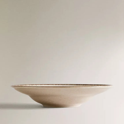 PRATO DE MASSA PORCELANA FIO EFEITO ANTIGO