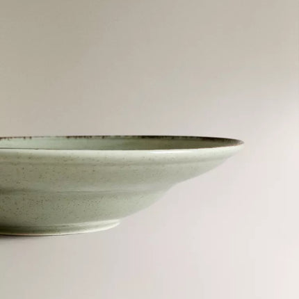 PRATO DE MASSA PORCELANA FIO EFEITO ANTIGO