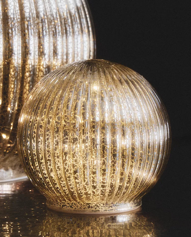 ENFEITE LUZ LED BOLA RISCADA PEQUENA NATAL