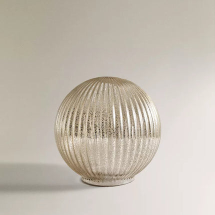 ENFEITE LUZ LED BOLA RISCADA PEQUENA NATAL