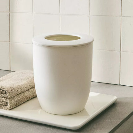CAIXOTE LIXO CASA BANHO E MESA CERÂMICA