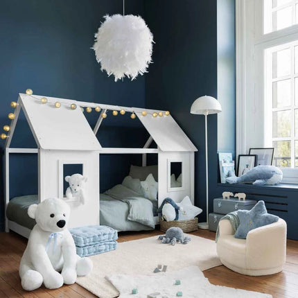 Poltrona SKY pelo bouclé branco