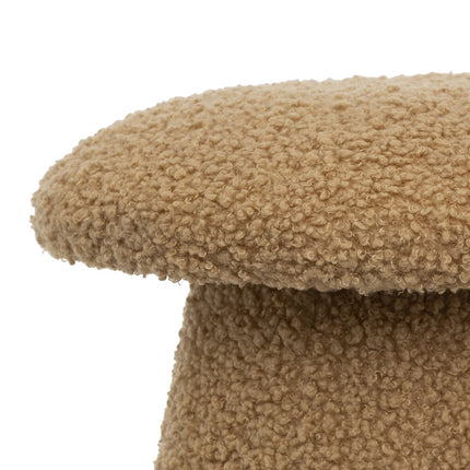 Pufe FERME em forma de cogumelo castanho