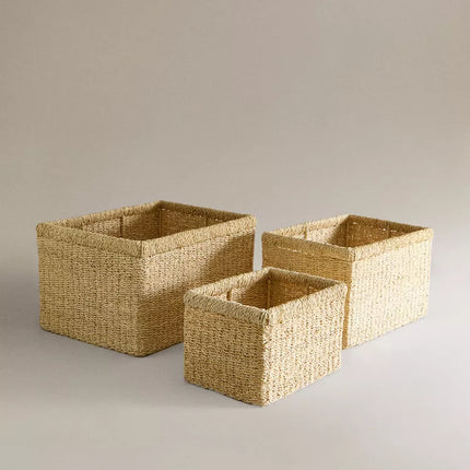 CESTO DE SEAGRASS RETANGULAR