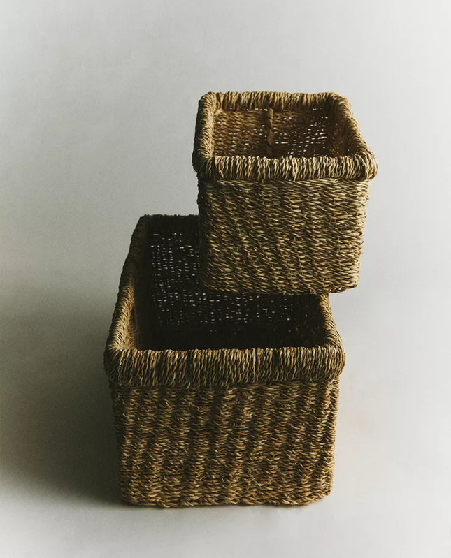 CESTO DE SEAGRASS RETANGULAR