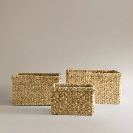 CESTO DE SEAGRASS RETANGULAR