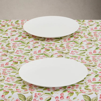 TOALHA MESA ALGODÃO RESINADO ESTAMPADO CEREJAS