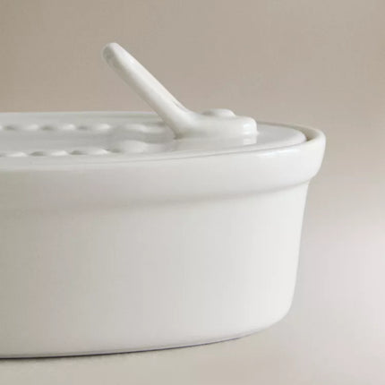 POTE DE CERÂMICA TIPO LATA DE CONSERVAS