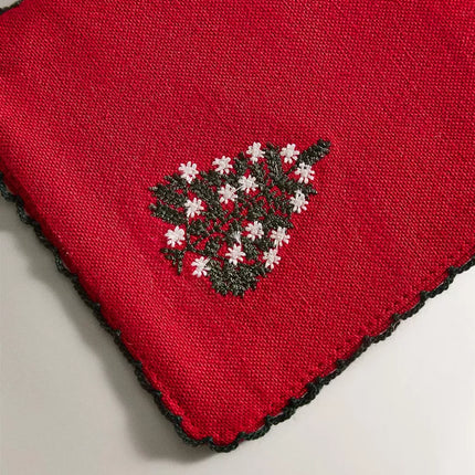 PACK BOLSAS TALHERES BORDADO NATAL (PACK DE 2)