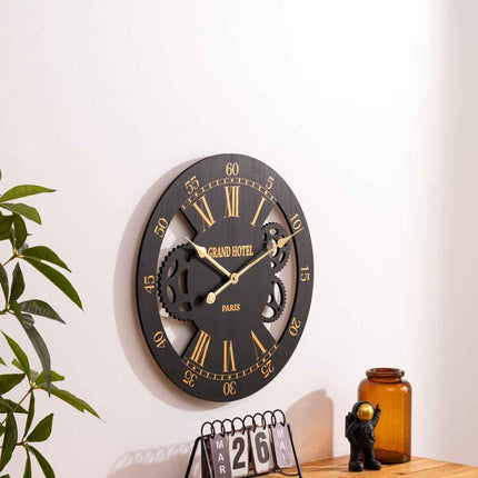 Relógio mecânico CAMILLO preto 54cm