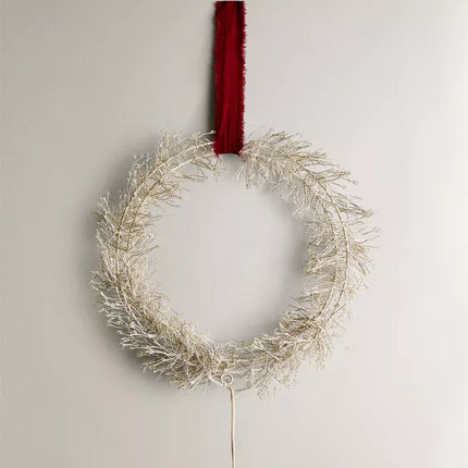 ENFEITE COROA RAMOS LUZ NATAL