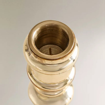 CANDELABRO VIDRO EFEITO ANTIGO NATAL