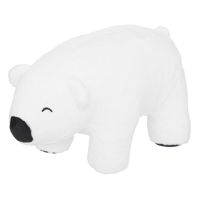 Pufe em forma de urso polar branco