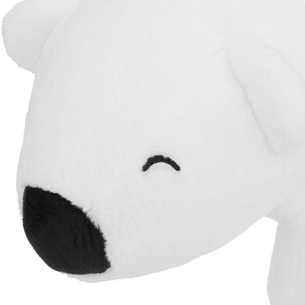 Pufe em forma de urso polar branco