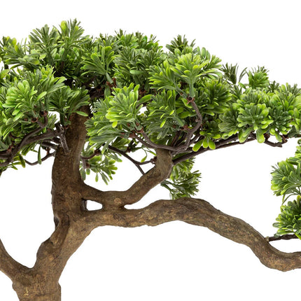 Planta bonsai artificial com vaso 45cm