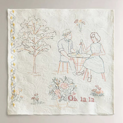PACK DE GUARDANAPOS DE ALGODÃO COM TOILE DE JOUY (PACK DE 2)