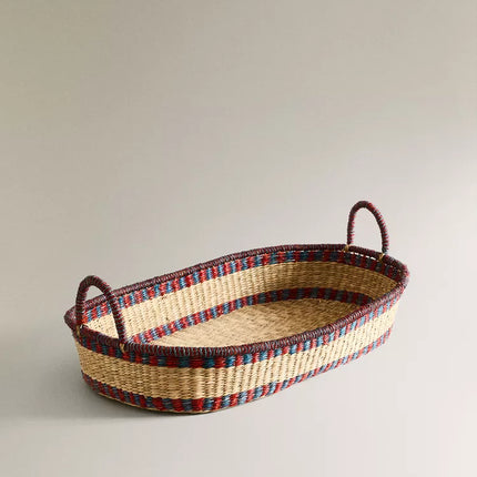 CESTO SEAGRASS OVAL CONTRASTE