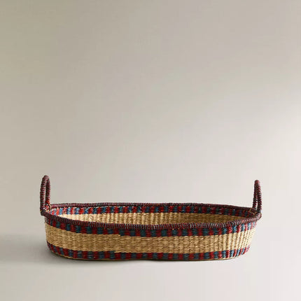CESTO SEAGRASS OVAL CONTRASTE