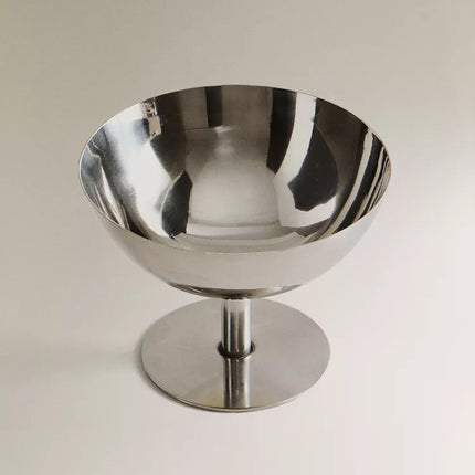TAÇA GELADO METAL BRILHO