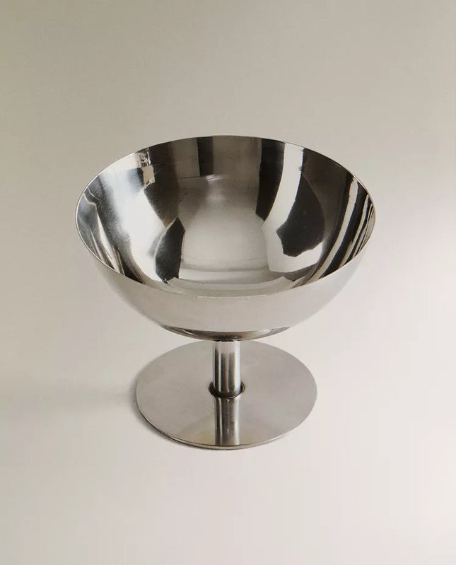 TAÇA GELADO METAL BRILHO