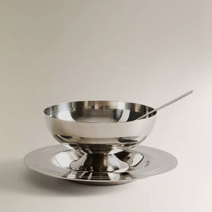 CONJUNTO TAÇA GELADO METAL BRILHO