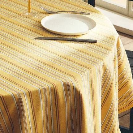 TOALHA MESA RISCAS MULTICOLORIDAS