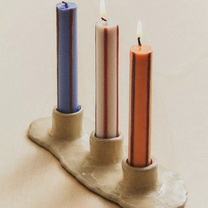 PACK VELAS COMPRIDAS RISCAS (PACK DE 3)