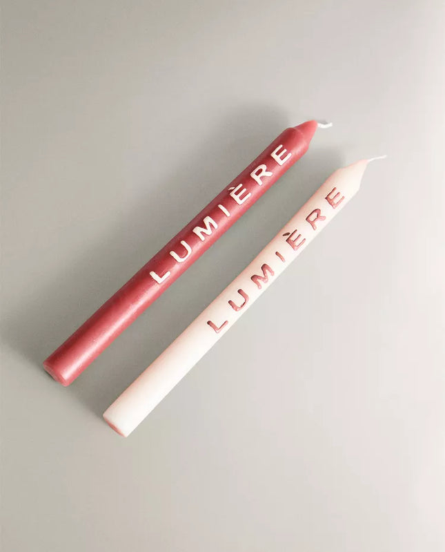 PACK VELAS COMPRIDAS LUMIÈRE (PACK DE 2)