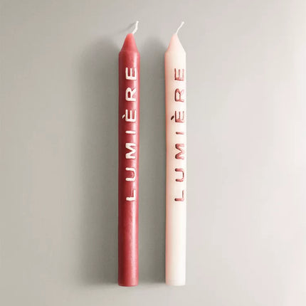 PACK VELAS COMPRIDAS LUMIÈRE (PACK DE 2)