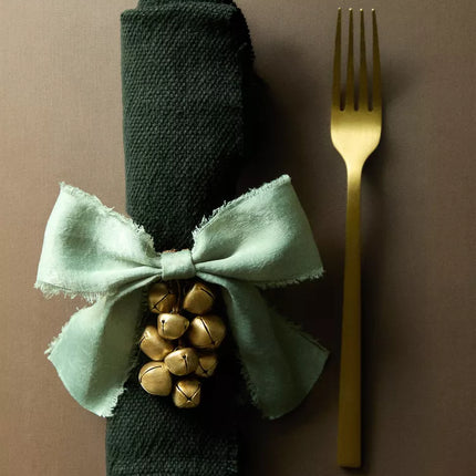 PACK DE PORTA-GUARDANAPOS COM CASCAVÉIS DE NATAL (PACK DE 4)